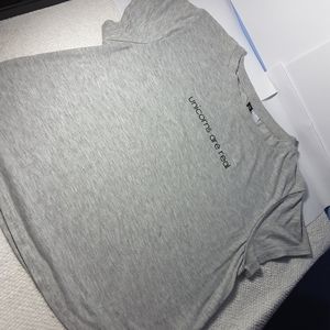 Unicorns are real H&M crop top